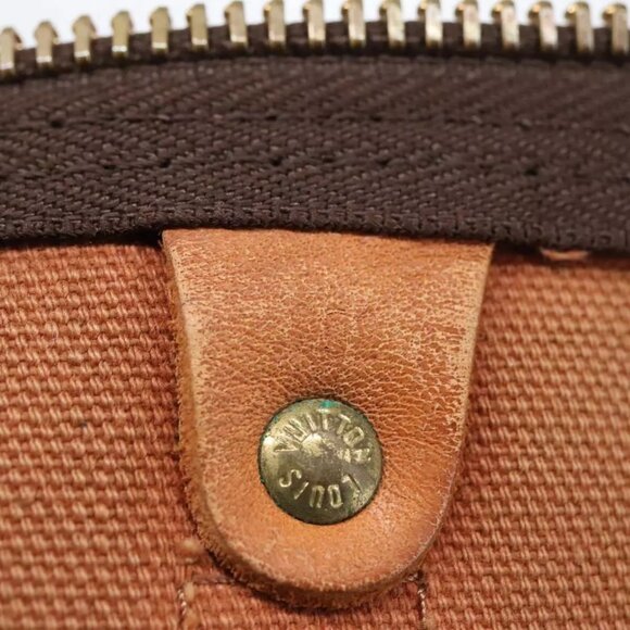 LOUIS VUITTON Monogram Keepall 60 Boston Bag M41422 LV Authentic - Picture 14 of 16